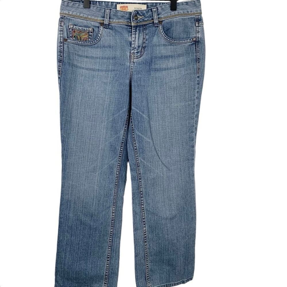 Route 66 Vintage Style Straight Leg Jeans Size 8